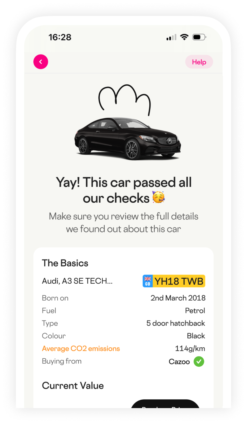 Car check passed